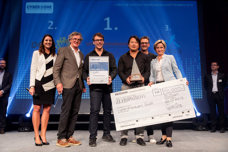 Doppelsieg für wirsindhandwerk.de beim CyberOne Award 2018