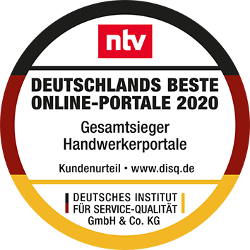 Nach 2018 (3. Platz) und 2019 (2. Platz) ist wirsindhandwerk.de dieses Jahr als Gesamtsieger in der Kategorie “Handwerkerportale” bei “Deutschlands Beste Online Portale 2020” ausgezeichnet worden.