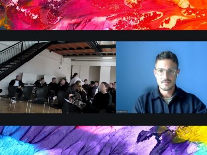 Screenshot vom Onlineseminar mit der Meisterklasse der Maler und Lackierer in Hamburg und Moritz Storck Blogbeitrag: